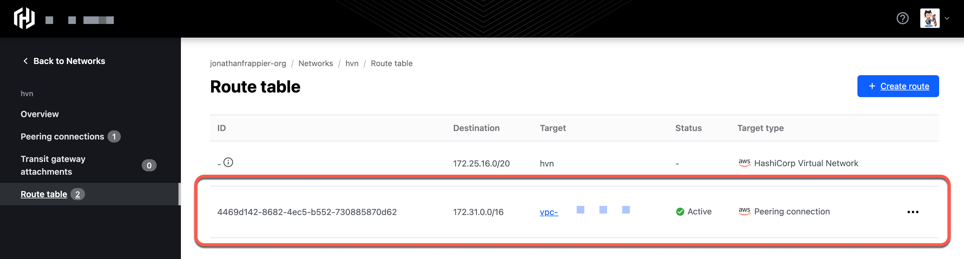 ui-hcp-route-table-aws-peering